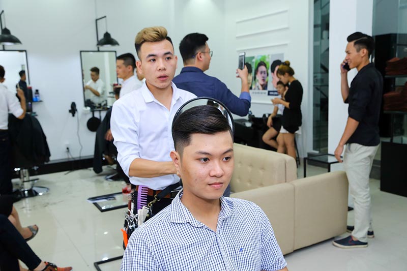 cắt tóc nam đẹp tại Nam Định