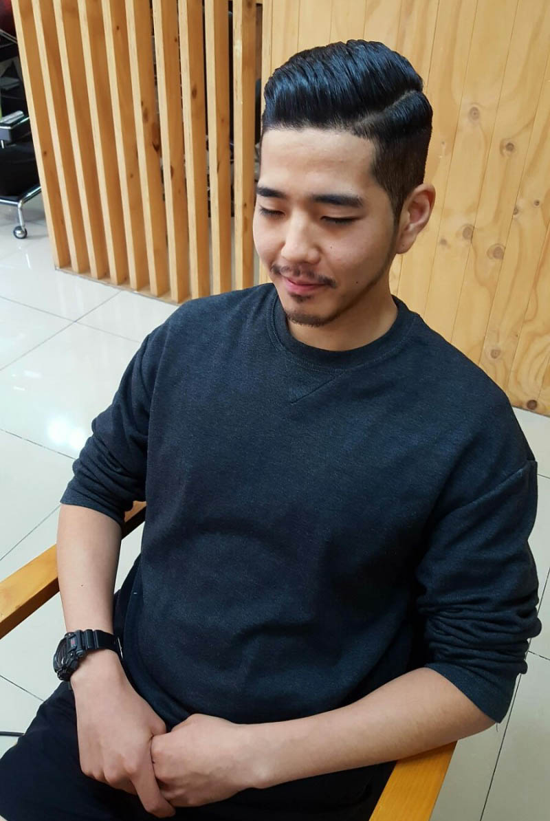 Hard Part kiểu tóc nam đẹp Hàn Quốc