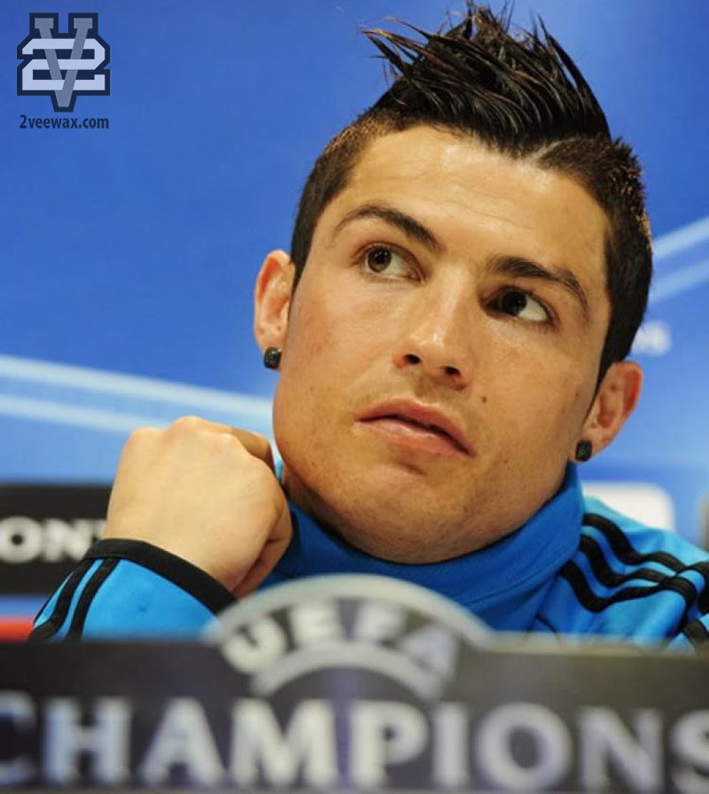 textured spiky and spiky kiểu tóc nam đẹp Cristiano Ronaldo CR7