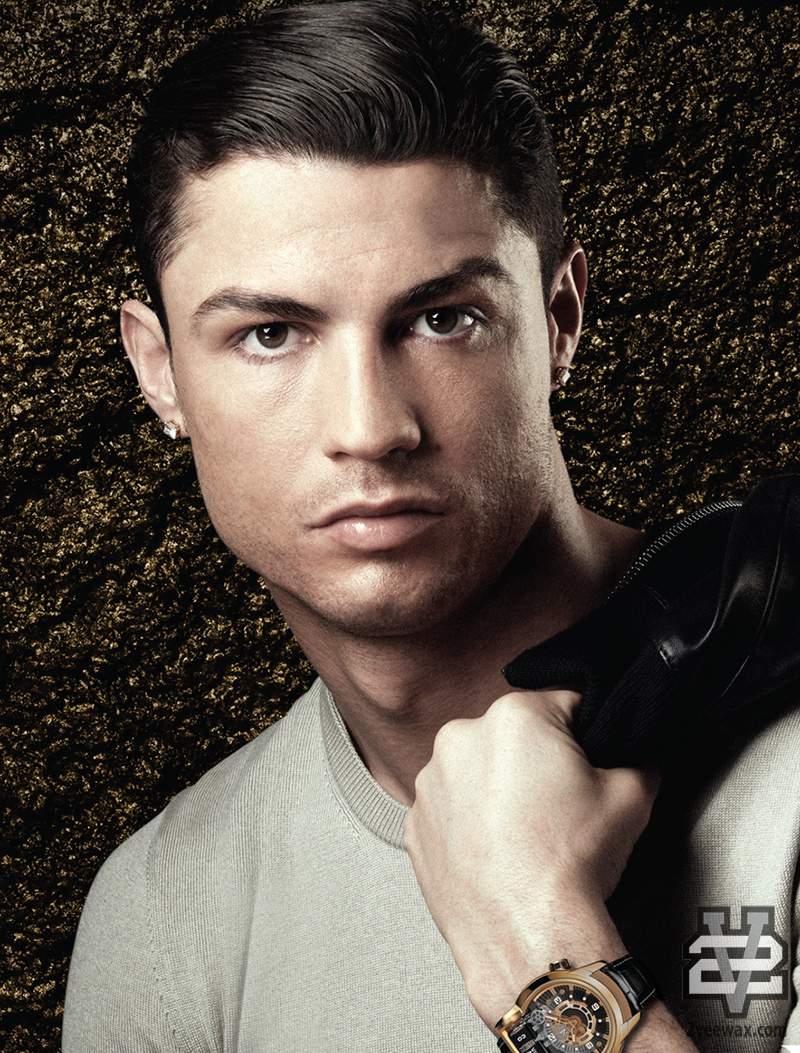 kiểu tóc nam đẹp Cristiano Ronaldo CR7 Side part