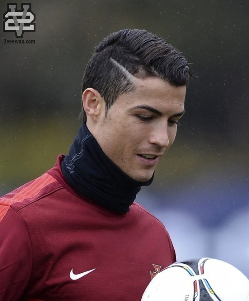 kiểu tóc nam đẹp Cristiano Ronaldo CR7 Hard part