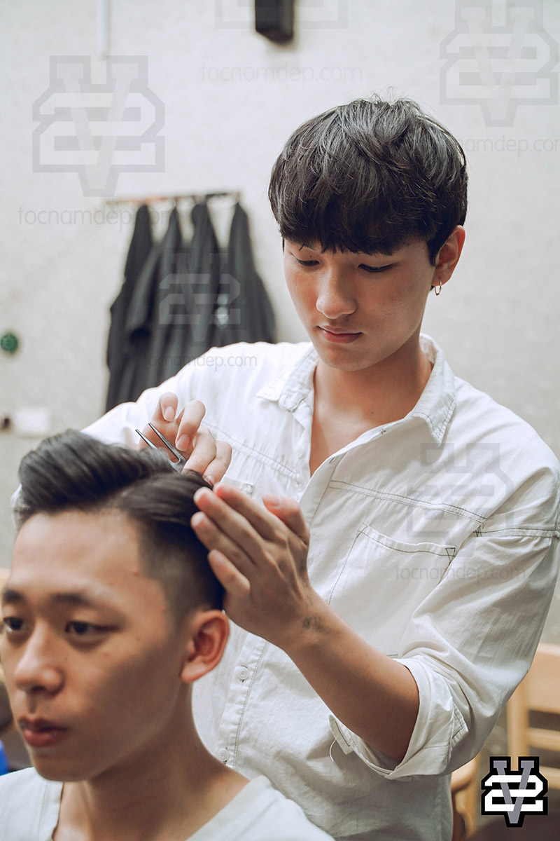 Kiểu tóc nam Layer ngắn Hàn Quốc
