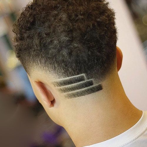 Kiểu tóc Undercut Buzz Cut With Design (Buzz Cut Tattoo)