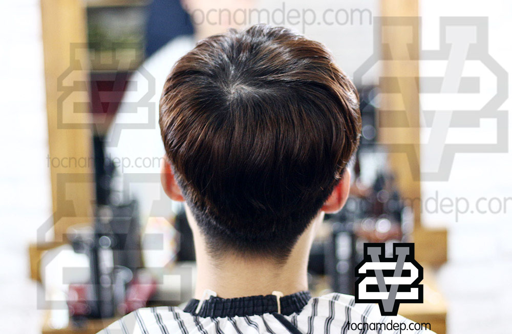 Kiểu tóc Undercut xoăn Hàn Quốc
