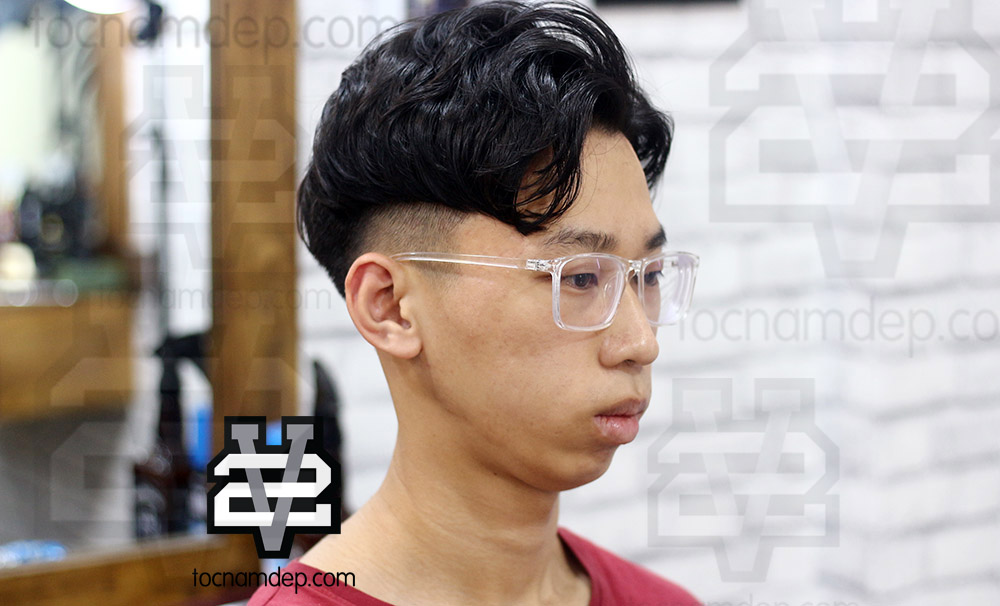 Kiểu tóc Undercut Hàn Quốc bổ luống