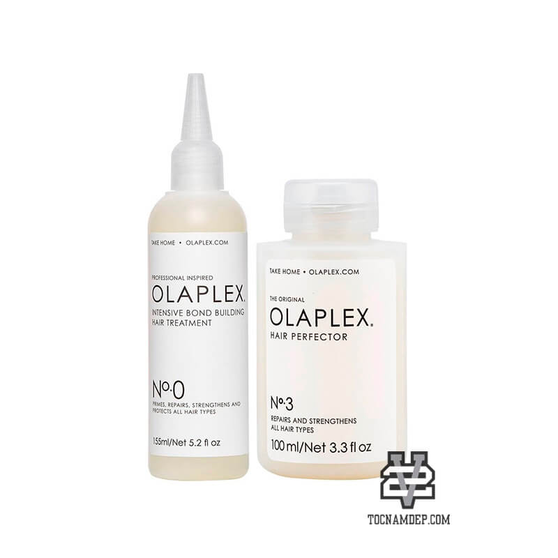Olaplex No.0 kết hợp với Olaplex No.3