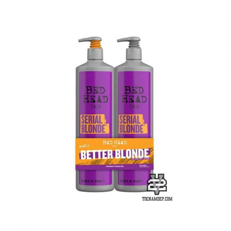 tigi bed head serial blonde 970ml cứu tinh cho tóc sáng màu