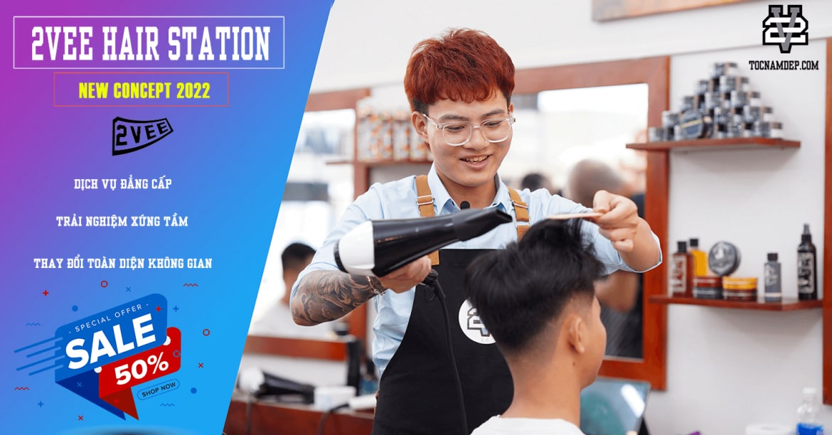2Vee Hair Station  Tóc Nam Đẹp  Hanoi